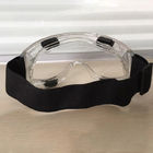 पारदर्शी चिकित्सा सुरक्षा काले चश्मे पीसी लेंस धूल सबूत समायोज्य वाल्व डिजाइन आपूर्तिकर्ता