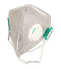 Activated Carbon FFP2 Respirator Mask 4 Layer Gray Color Non Stimulating आपूर्तिकर्ता