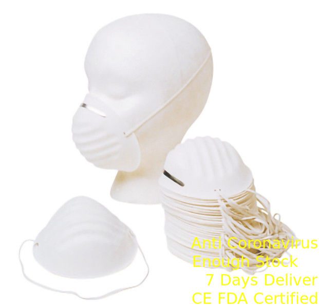 आरामदायक KN95 सुरक्षात्मक मास्क सफेद श्वसन FFP2 एंटी डस्ट कप मास्क आपूर्तिकर्ता